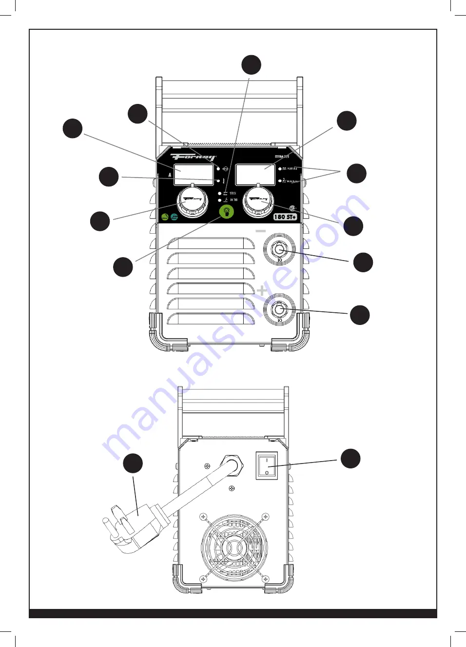 Forney 180 ST+ Operating Manual Download Page 13