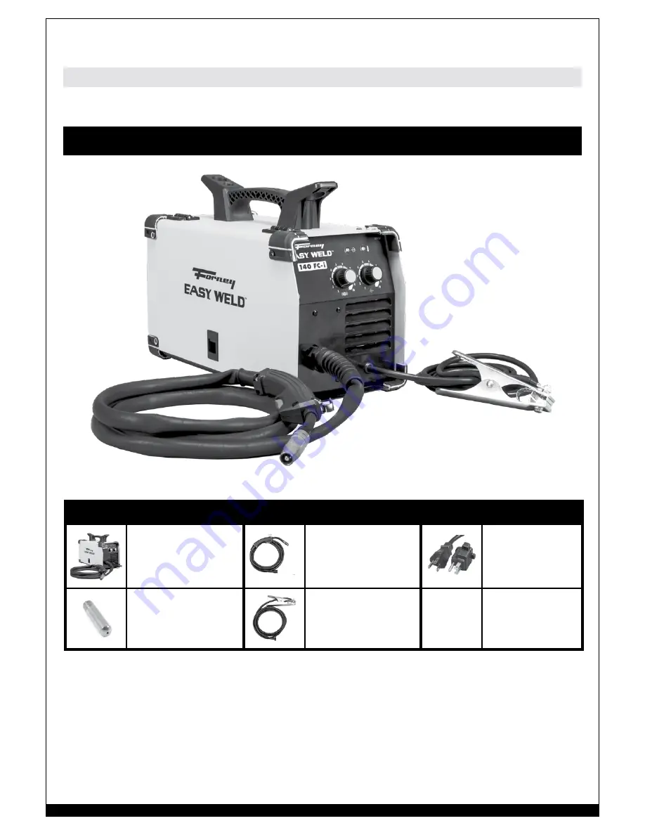 Forney Easy Weld 140FC-i Operating Manual Download Page 59