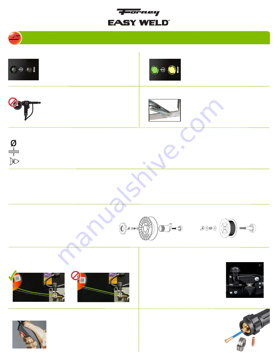 Forney Easy Weld 261 Quick Start Manual Download Page 2