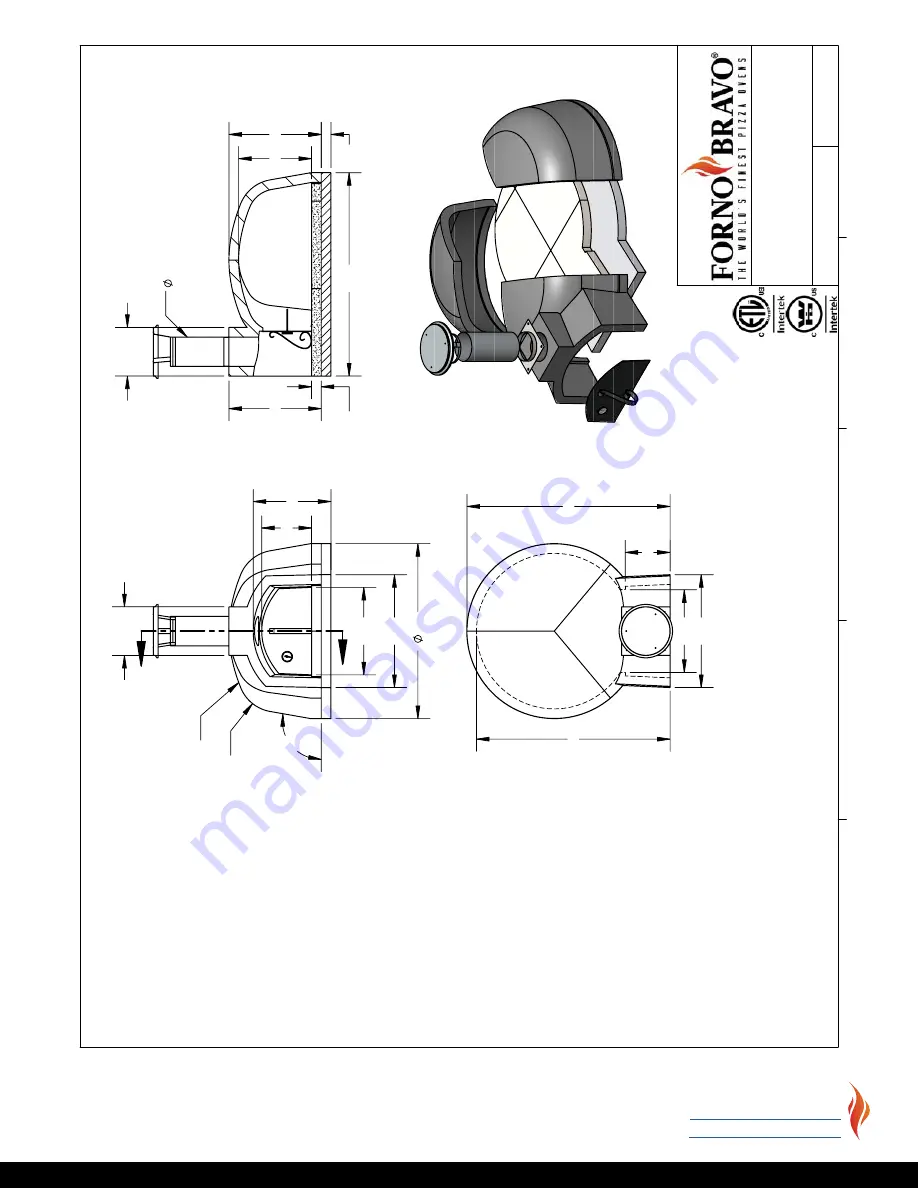 Forno Bravo Casa2G 100 Installation And Operating Manual Download Page 58