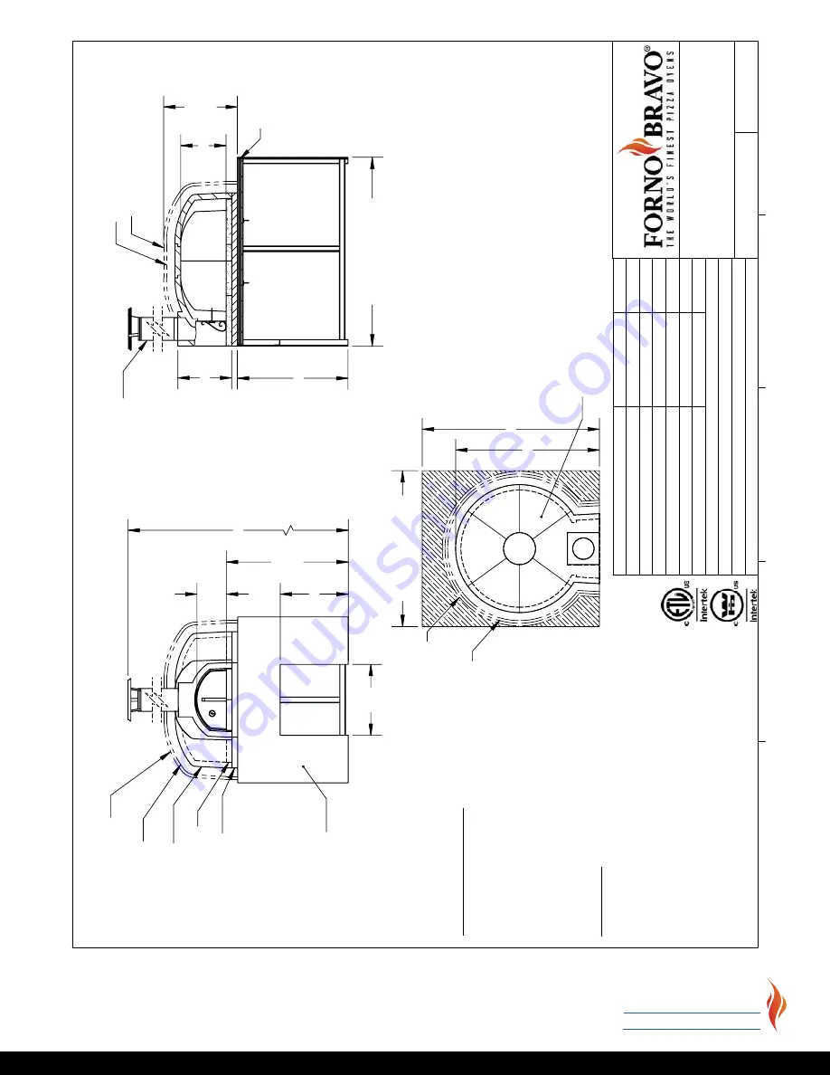 Forno Bravo Casa2G 100 Installation And Operating Manual Download Page 72