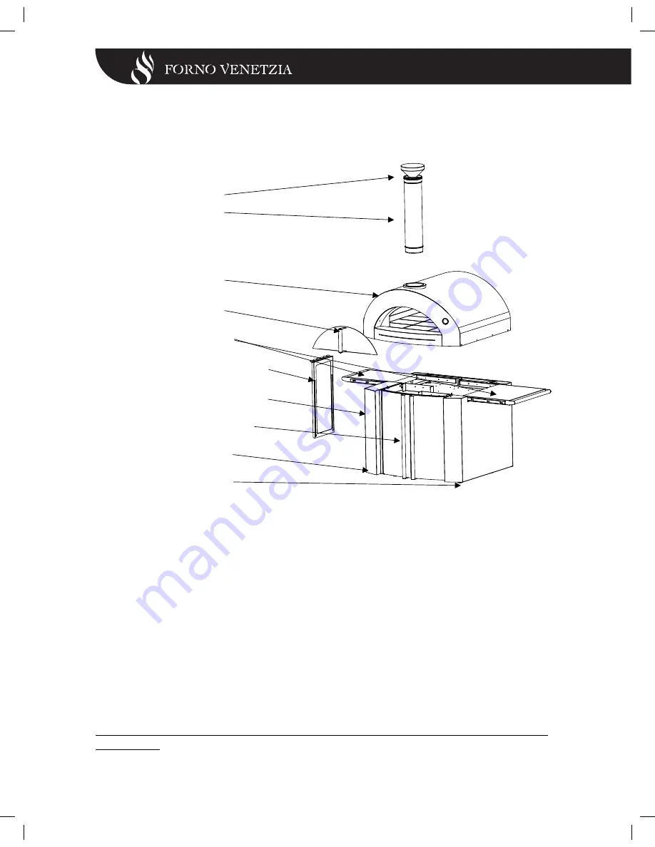 Forno Venetzia Bellagio 300 Assembly Manual Download Page 6