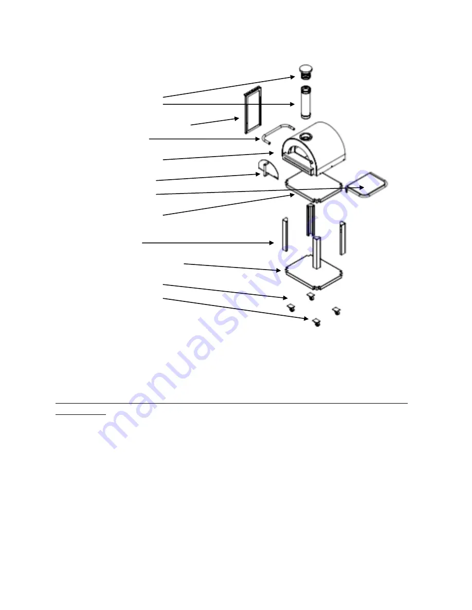 Forno Venetzia PRONTO 500 Assembly Manual Download Page 3