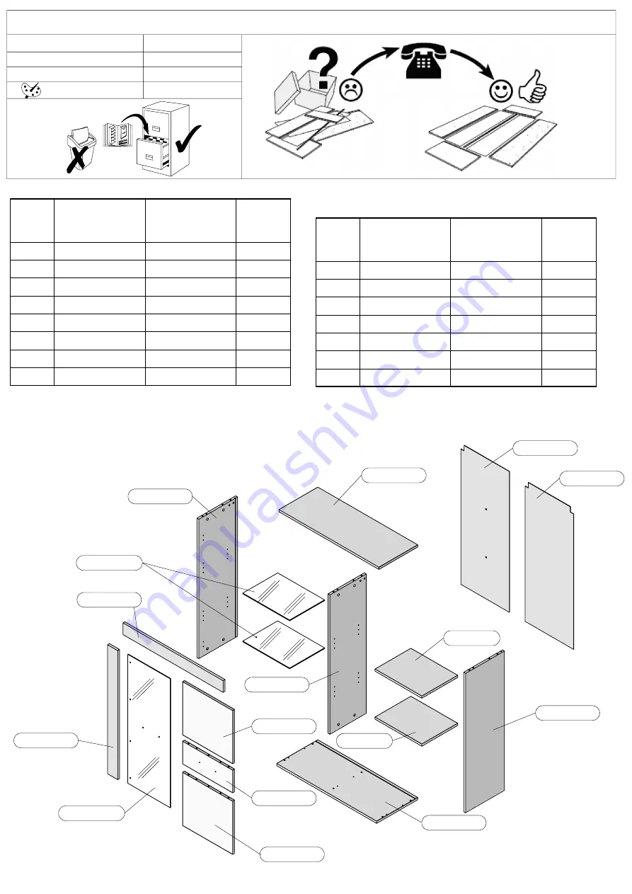 Forte ATZM012LB-0001 Assembling Instruction Download Page 4