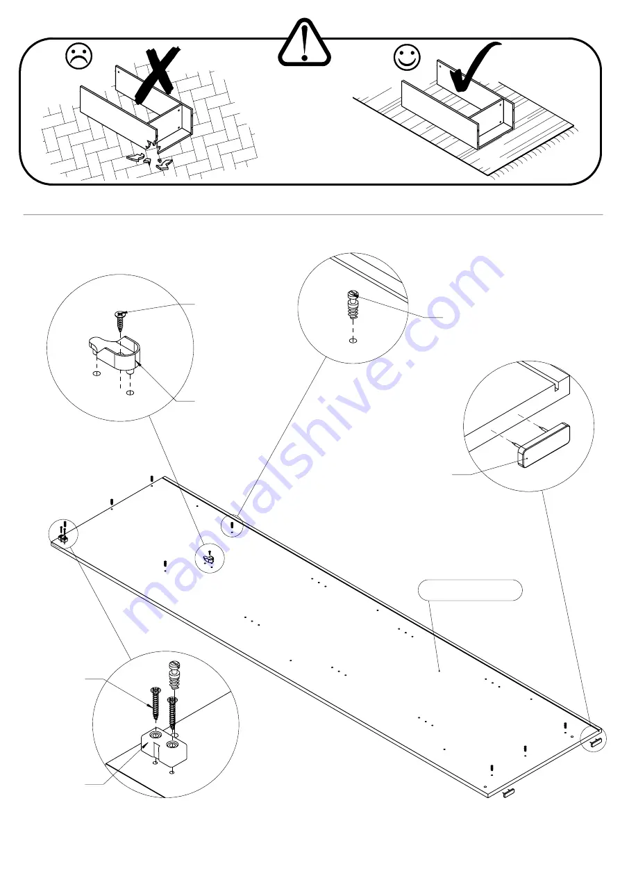 Forte Bellevue BLQS128T1 Assembling Instruction Download Page 6