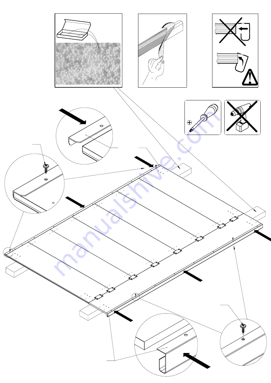 Forte Bellevue BLQS128T1 Assembling Instruction Download Page 36