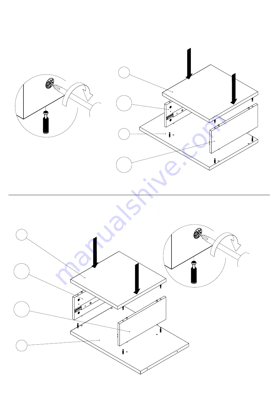 Forte BLQL161B Assembling Instruction Download Page 28