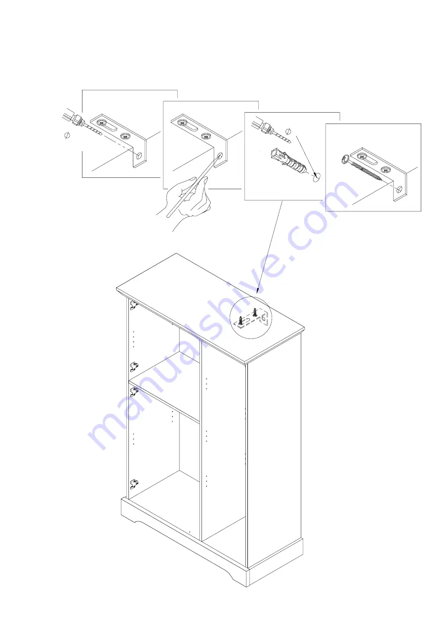 Forte CHXV4211L Assembling Instruction Download Page 21