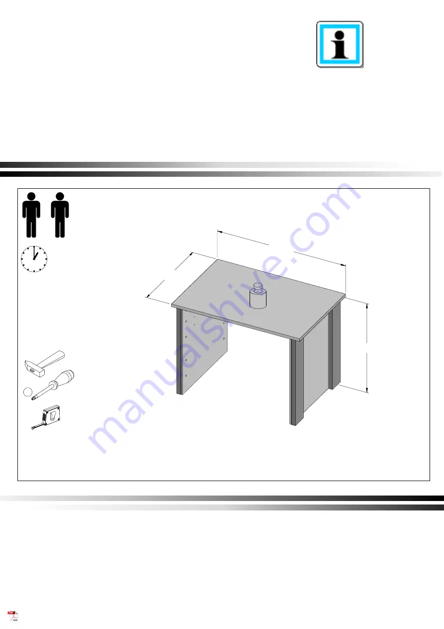 Forte CLFB115 Assembling Instruction Download Page 1