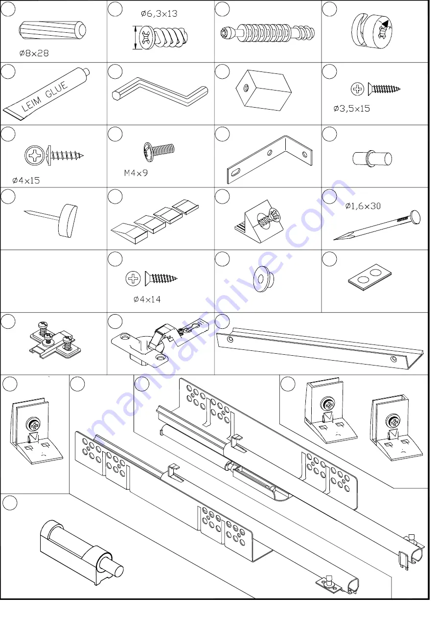 Forte CLPV85 Assembling Instruction Download Page 3