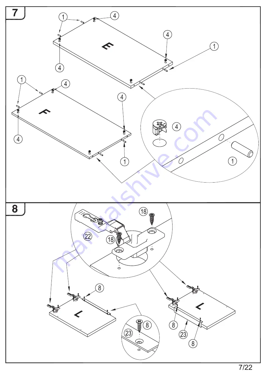 Forte CLPV85 Assembling Instruction Download Page 7