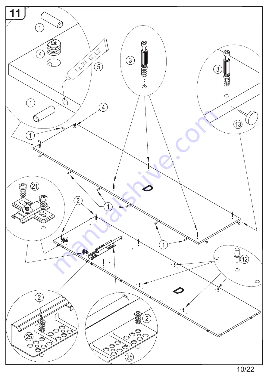 Forte CLPV85 Assembling Instruction Download Page 10