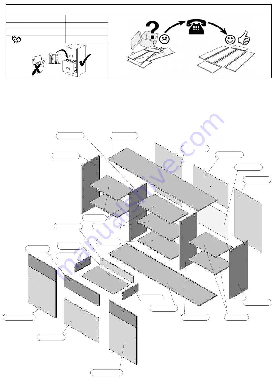 Forte COMK233BT Assembling Instruction Download Page 2