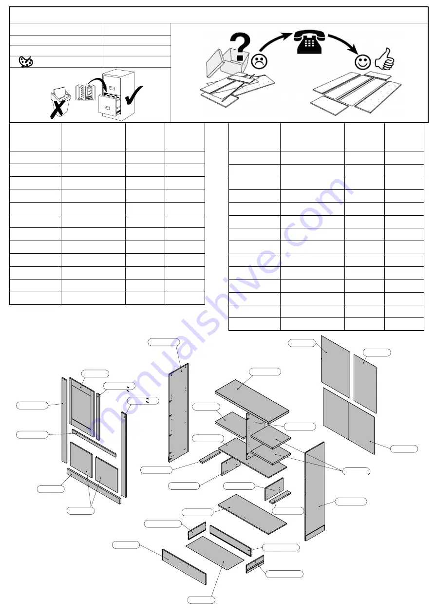 Forte DURV812-C818 Assembling Instruction Download Page 69