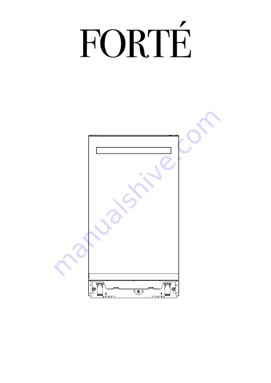 Forte F18DWS250SS Owner'S Manual Download Page 1