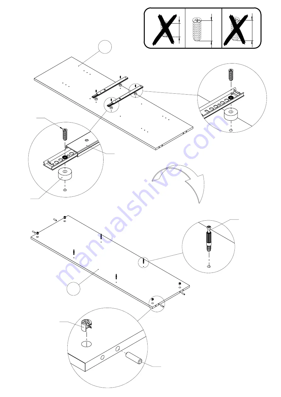 Forte GNTS521 Assembling Instruction Download Page 9