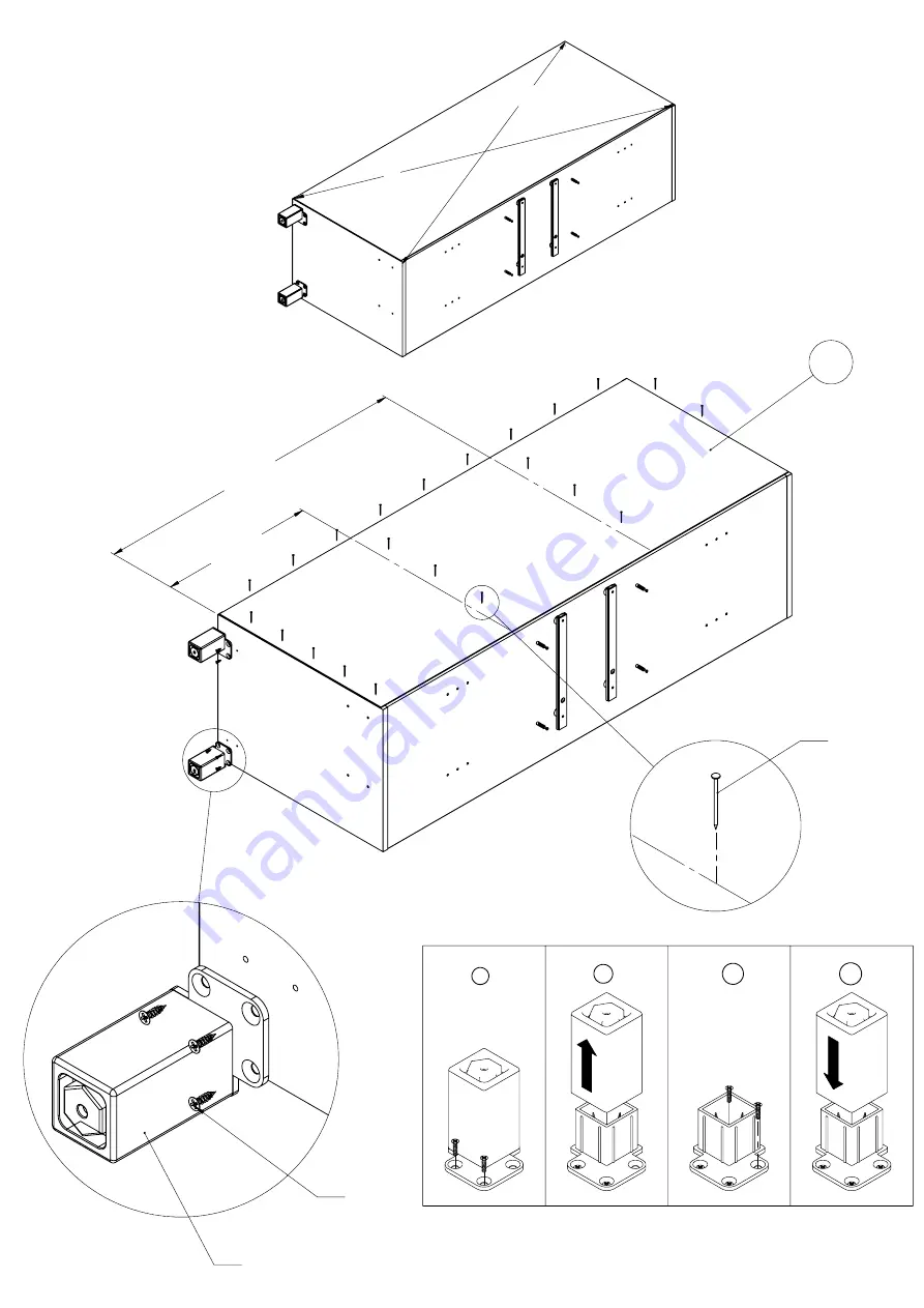 Forte GNTS521 Assembling Instruction Download Page 13