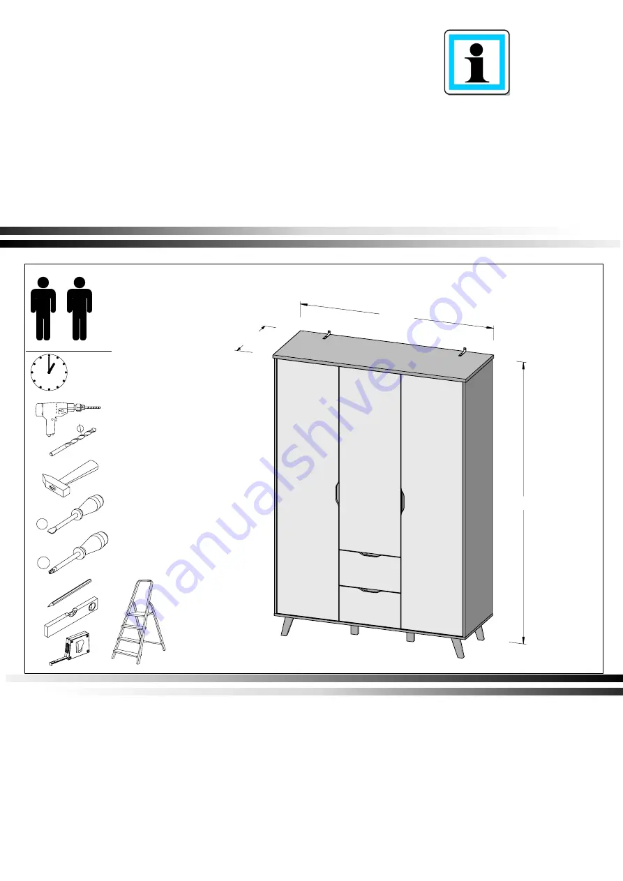 Forte Hoyvik FINVNKS831 Assembling Instruction Download Page 1