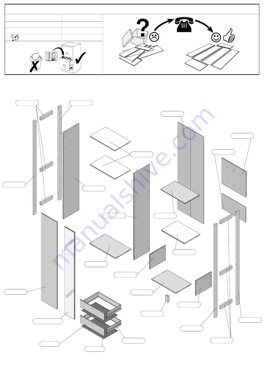 Forte HVKD01 Assembling Instruction Download Page 5