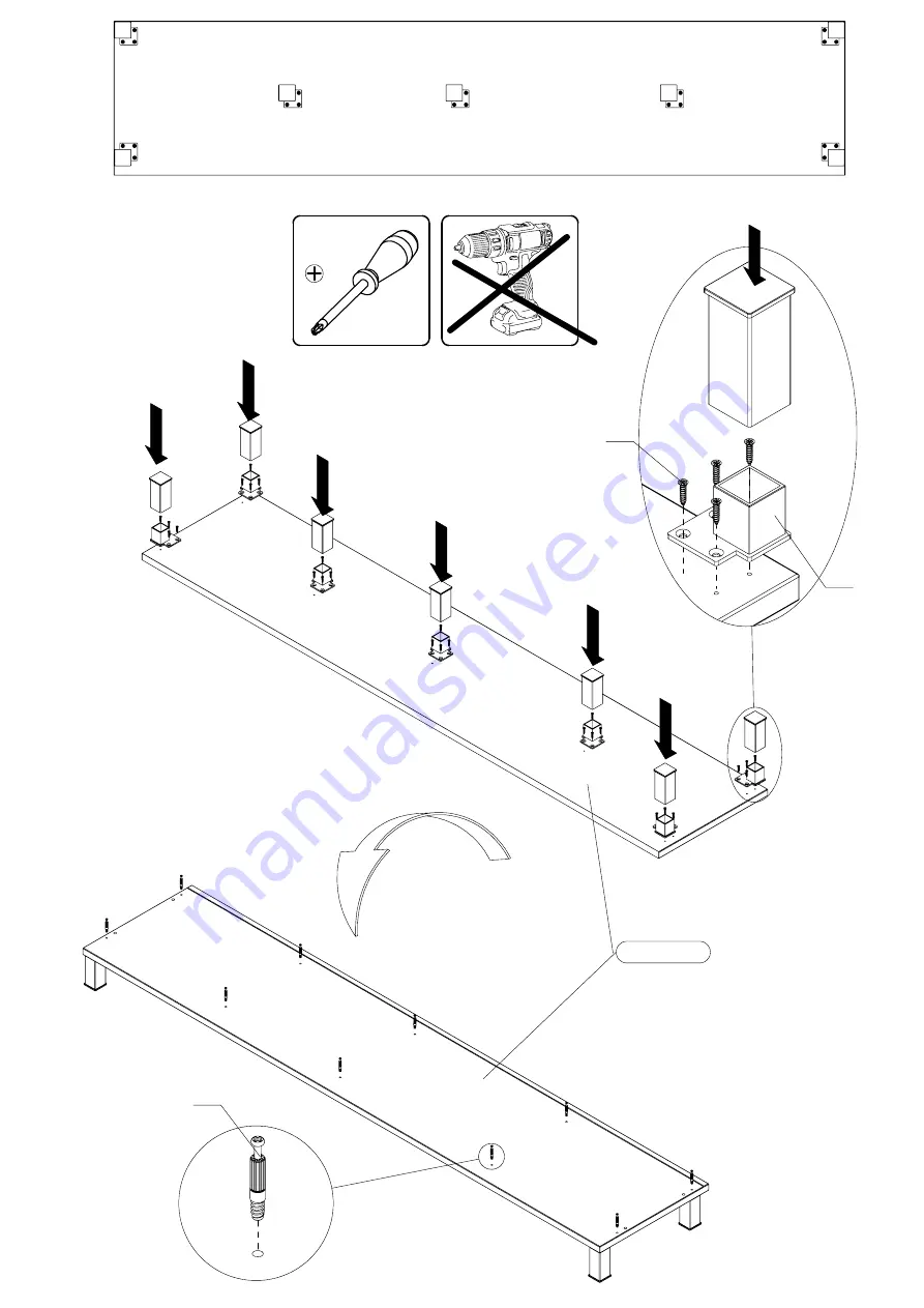 Forte HYTK241L Assembling Instruction Download Page 7