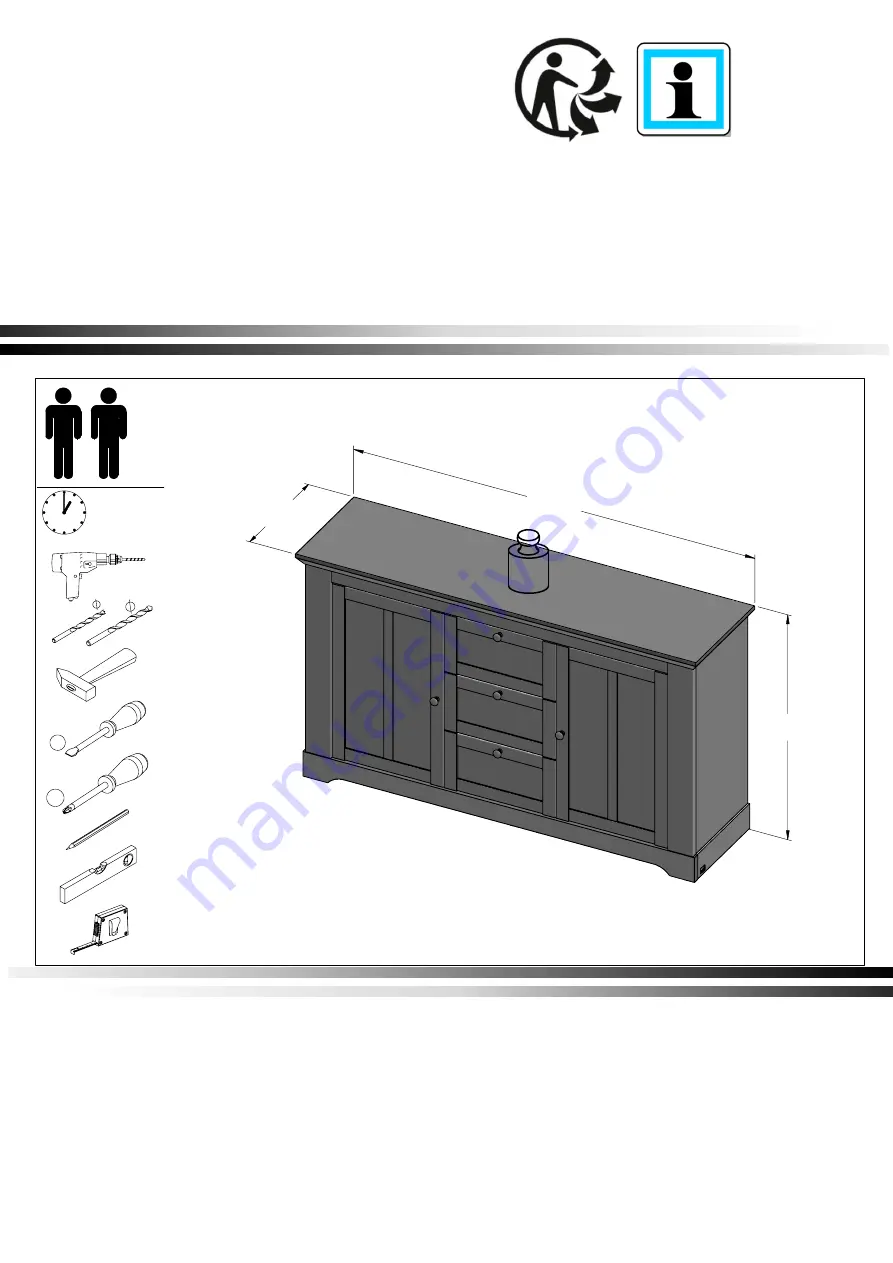 Forte Iloppa TIQK231 Assembling Instruction Download Page 1