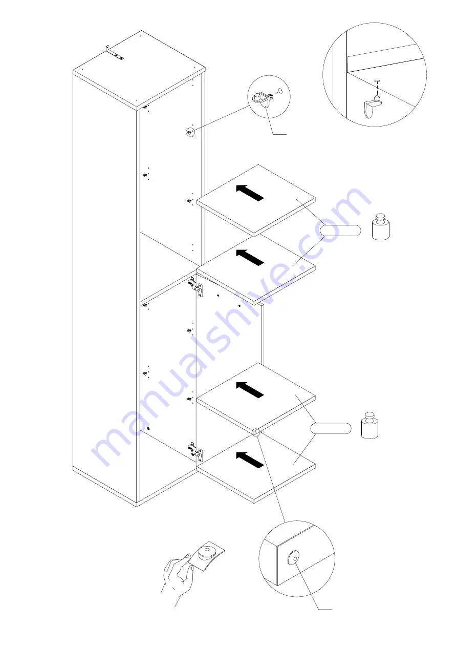 Forte KFLR812 Assembling Instruction Download Page 22