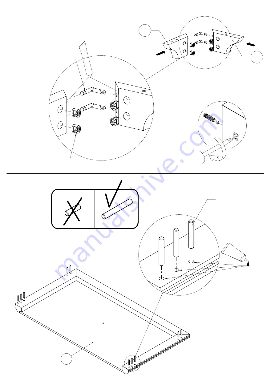 Forte KSMS82 Assembling Instruction Download Page 8