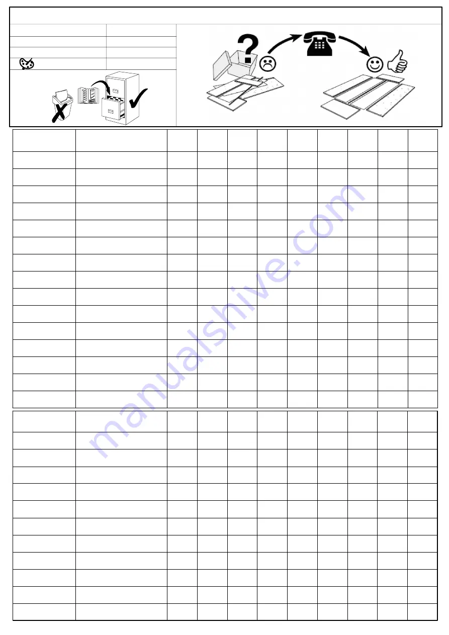 Forte LQNS13214B Assembling Instruction Download Page 6