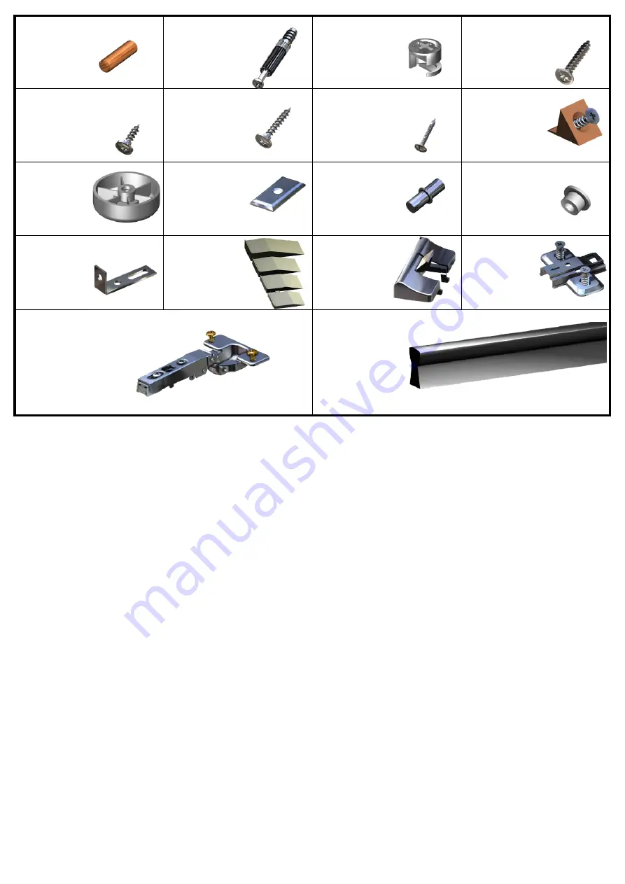 Forte MADRANO MEGD221 Assembling Instruction Download Page 3