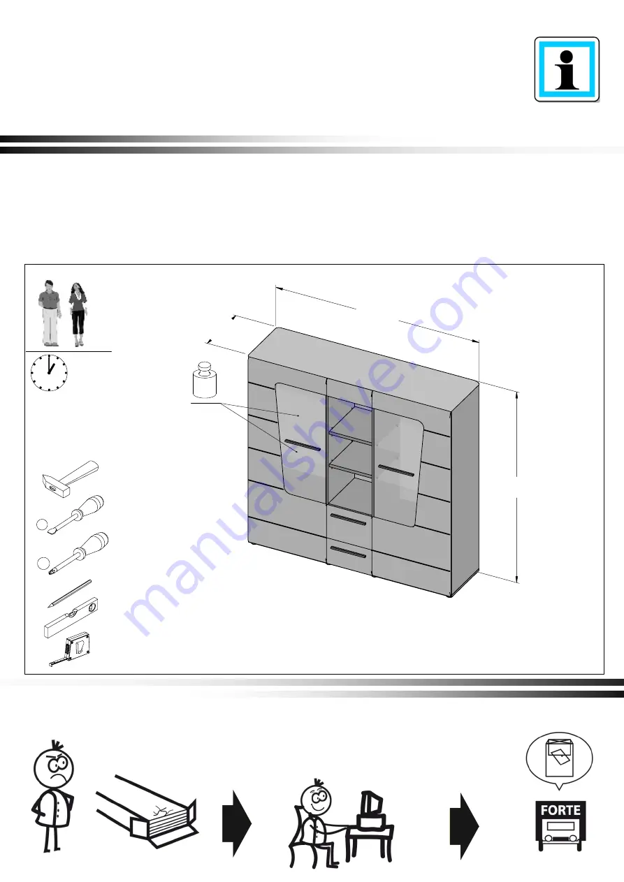 Forte MADRANO MEGV531 Assembling Instruction Download Page 1