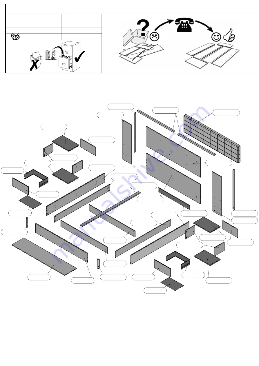 Forte Modern Way MRWL2182 Assembling Instruction Download Page 5