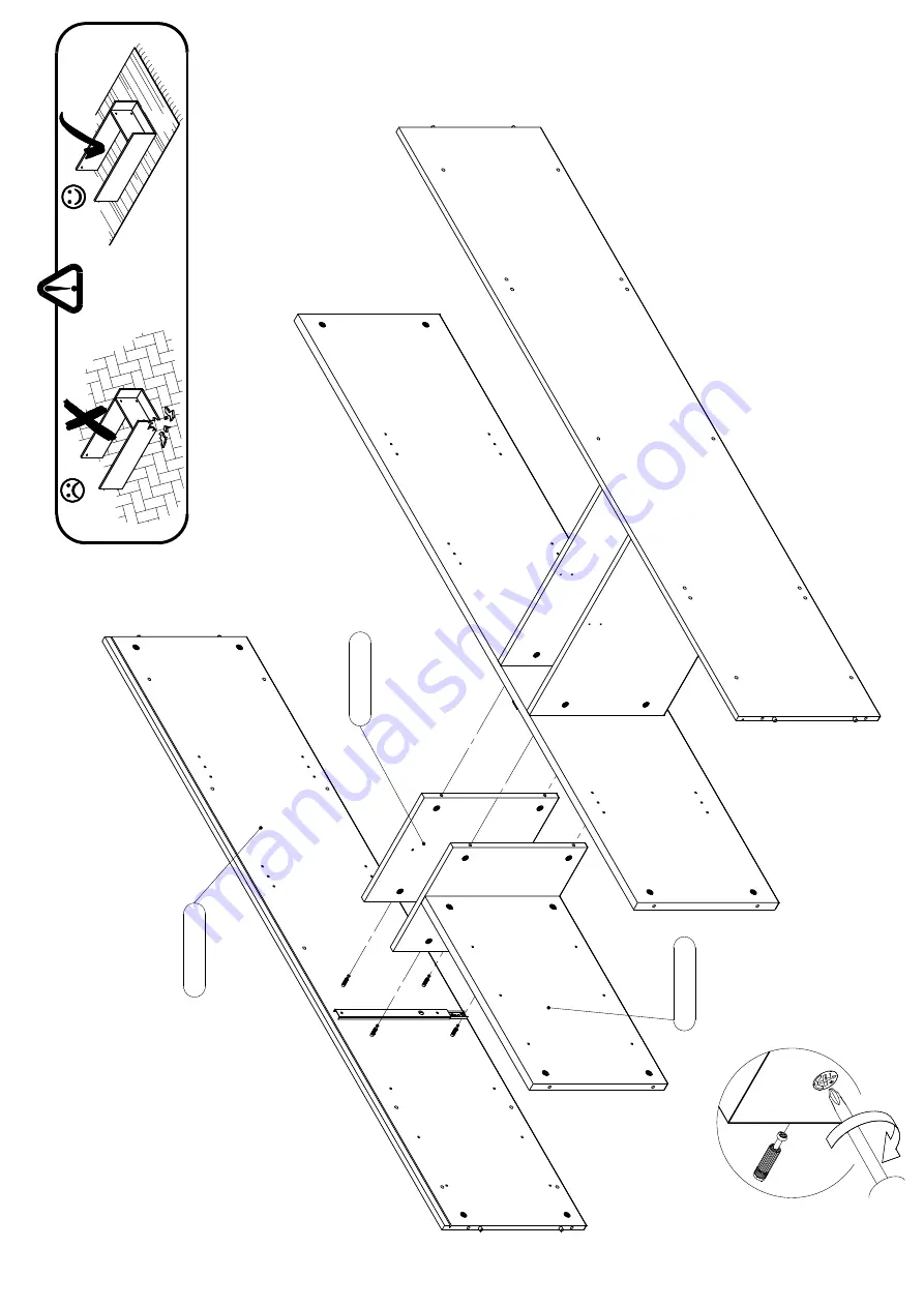 Forte NOTE NTEV721L Assembling Instruction Download Page 13