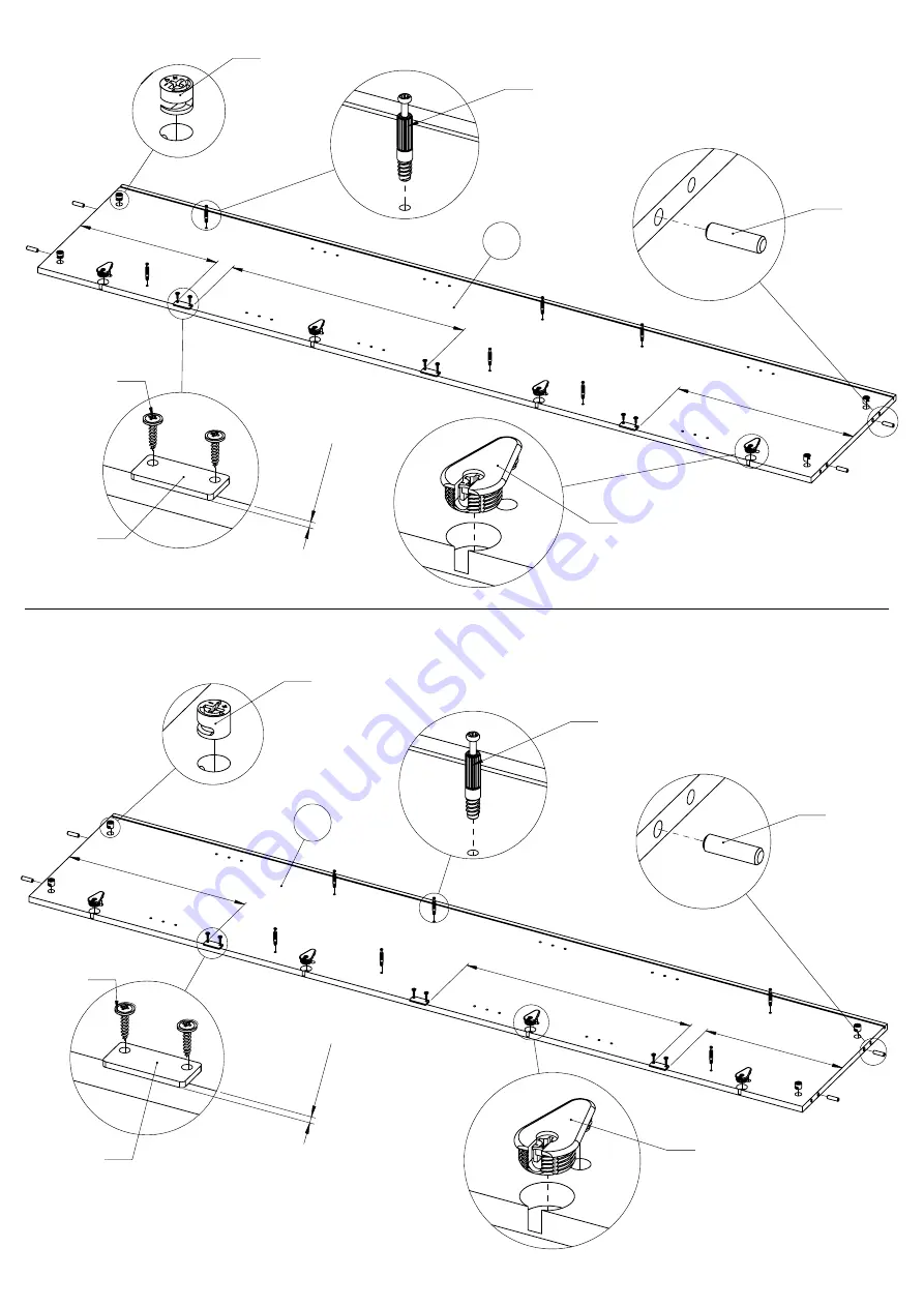 Forte TZV71LB Assembling Instruction Download Page 9