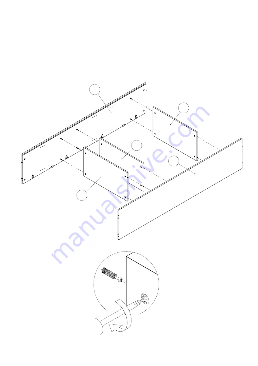 Forte TZV71LB Assembling Instruction Download Page 11