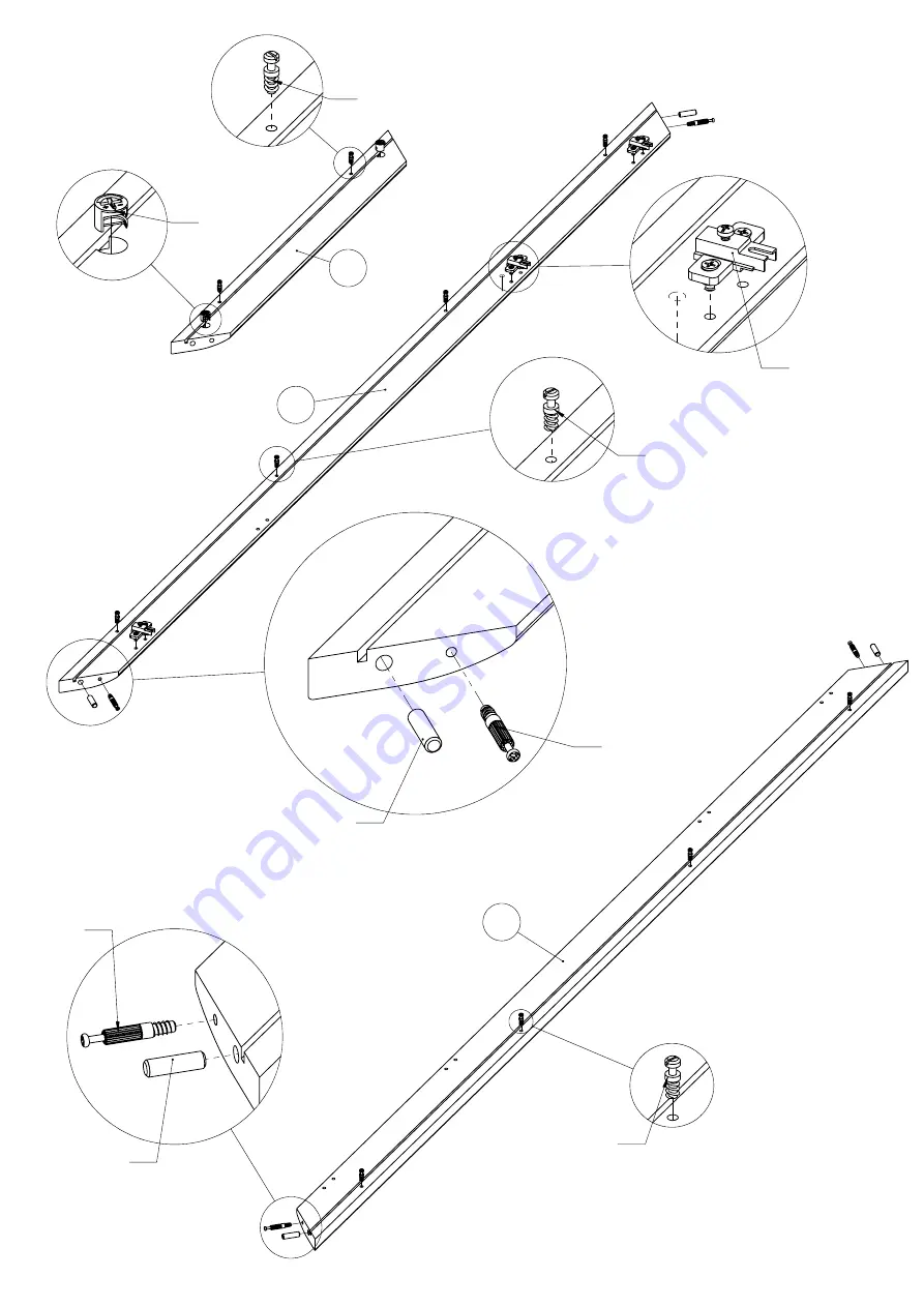 Forte TZV71LB Assembling Instruction Download Page 14