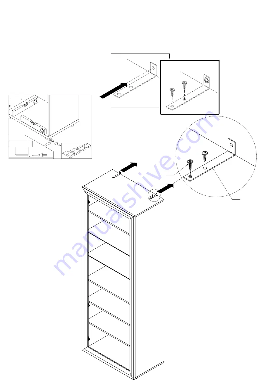 Forte TZV71LB Assembling Instruction Download Page 19