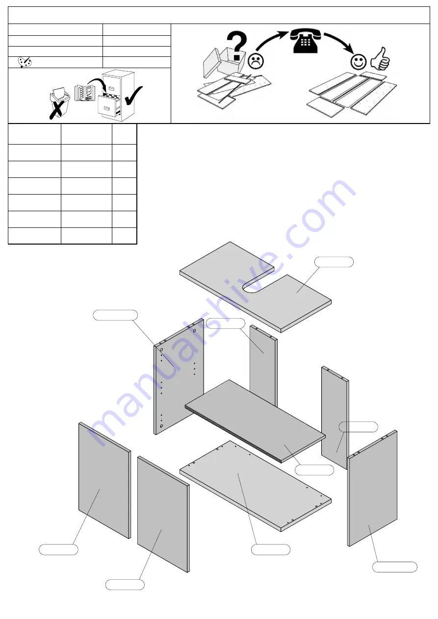 Forte VERZ12 Assembling Instruction Download Page 4