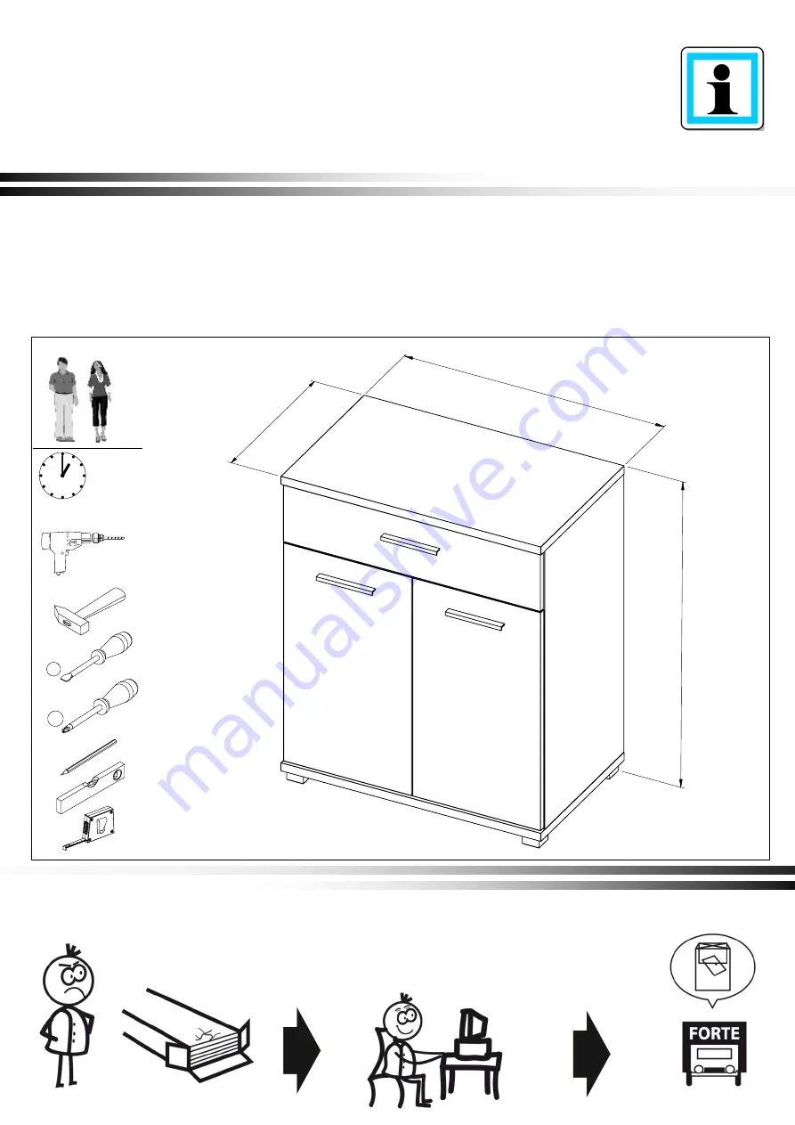 Forte VIGK23 Assembling Instruction Download Page 1