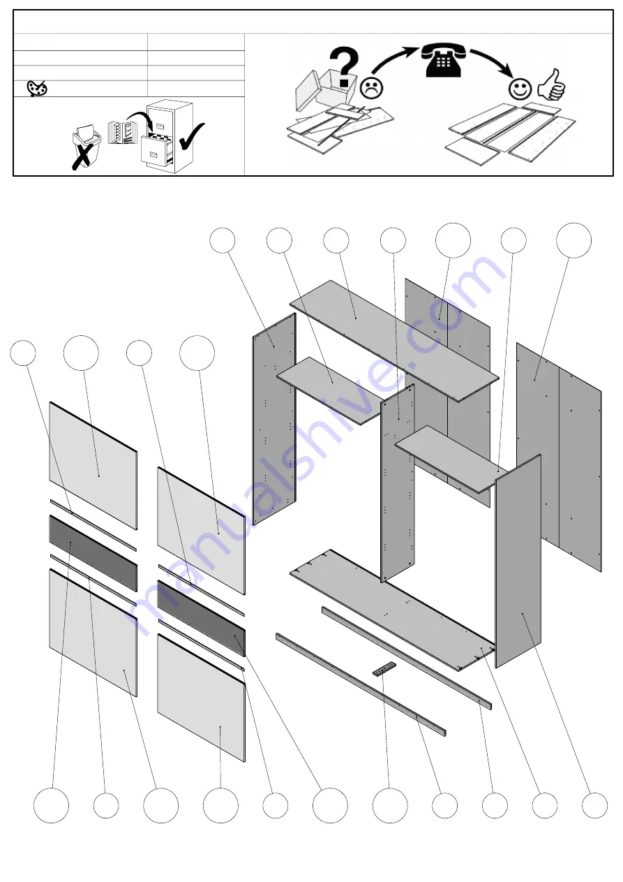 Forte WNPS923E1 Assembling Instruction Download Page 2