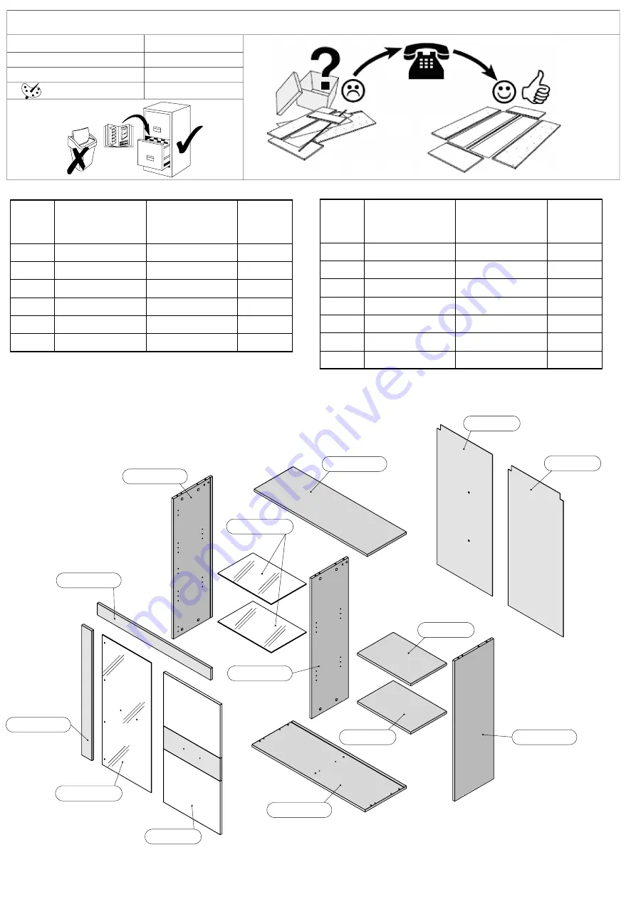 Forte ZMBM01L-0002 Assembling Instruction Download Page 16