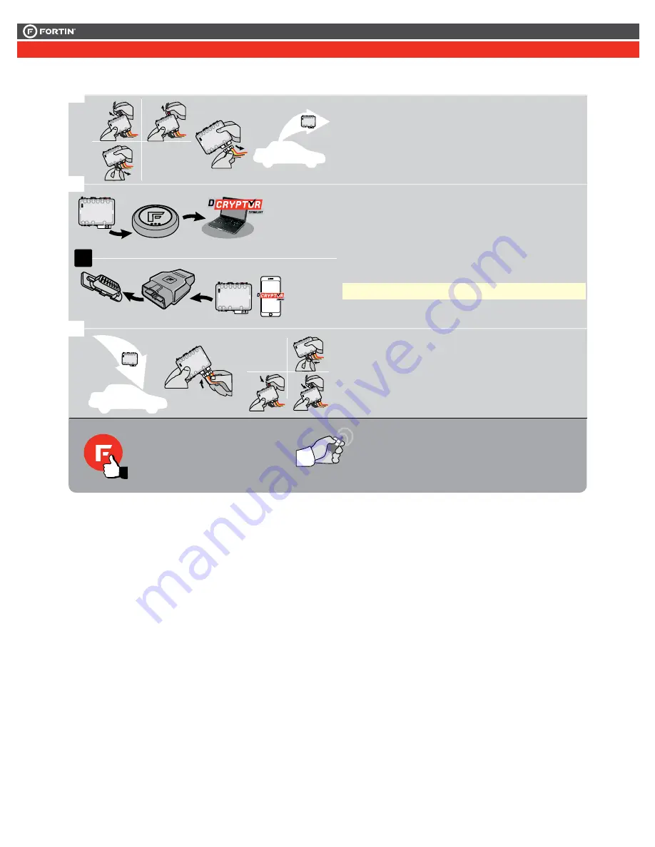 Fortin Evo One THAR-ONE-HON4 Suggested Wiring Configuration Download Page 8