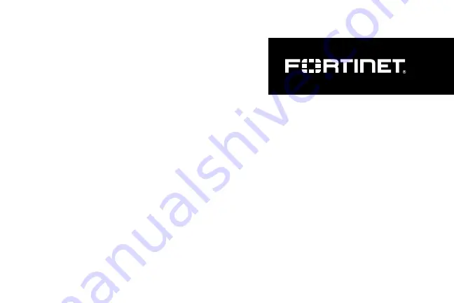 Fortinet FortiAP S321CR Information Manual Download Page 1