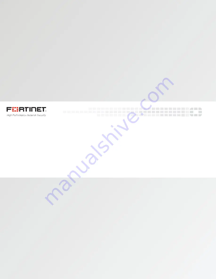 Fortinet FortiCam SD20B Mounting Manual Download Page 1