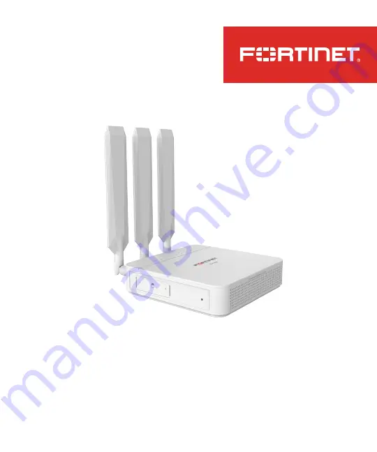 Fortinet FortiExtender 101F Quick Start Manual Download Page 1