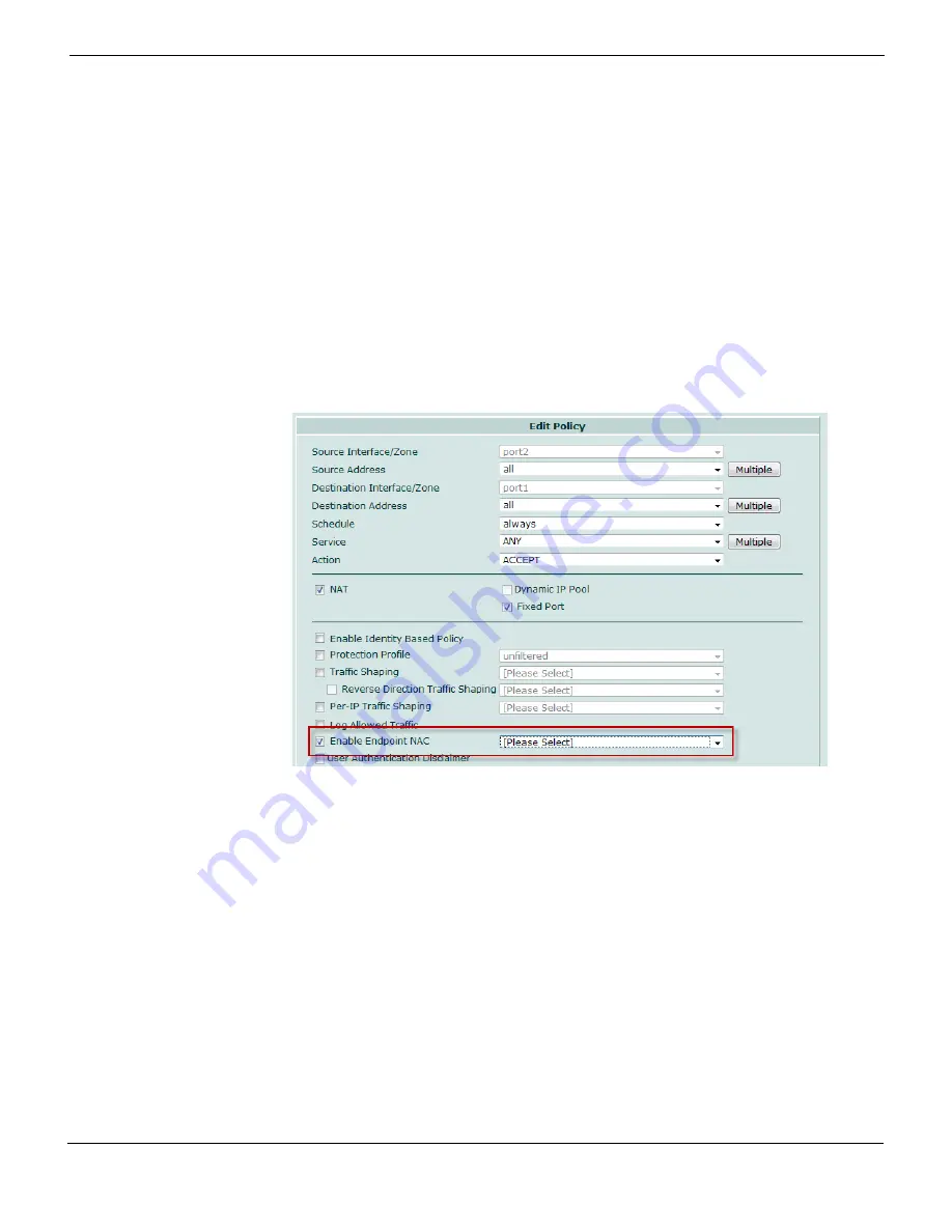 Fortinet FortiGate Voice 4.0 MR1 Administration Manual Download Page 43