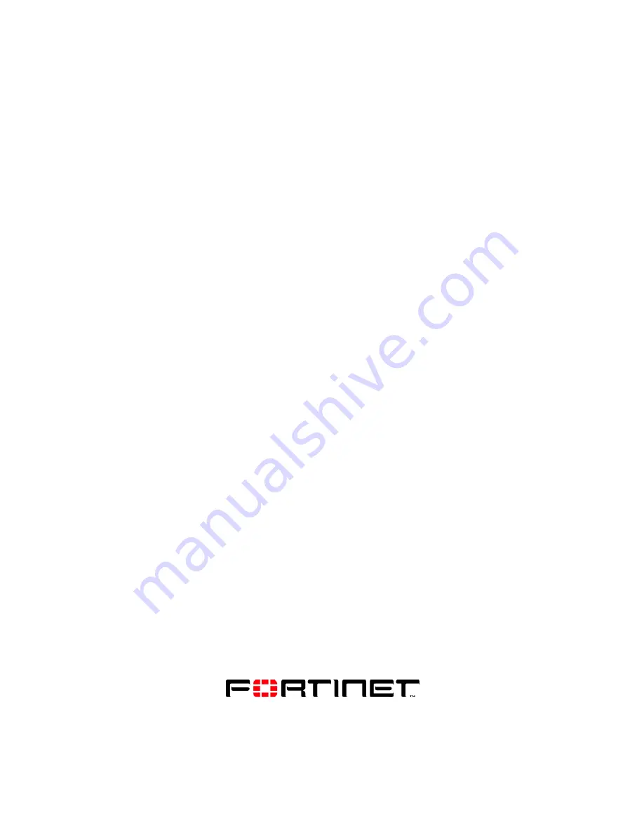 Fortinet Fortinet 1.5 Technical Note Download Page 20