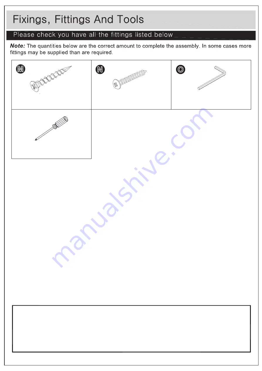 Forward Industries HM-SB001-001 Assembly Instructions Manual Download Page 7