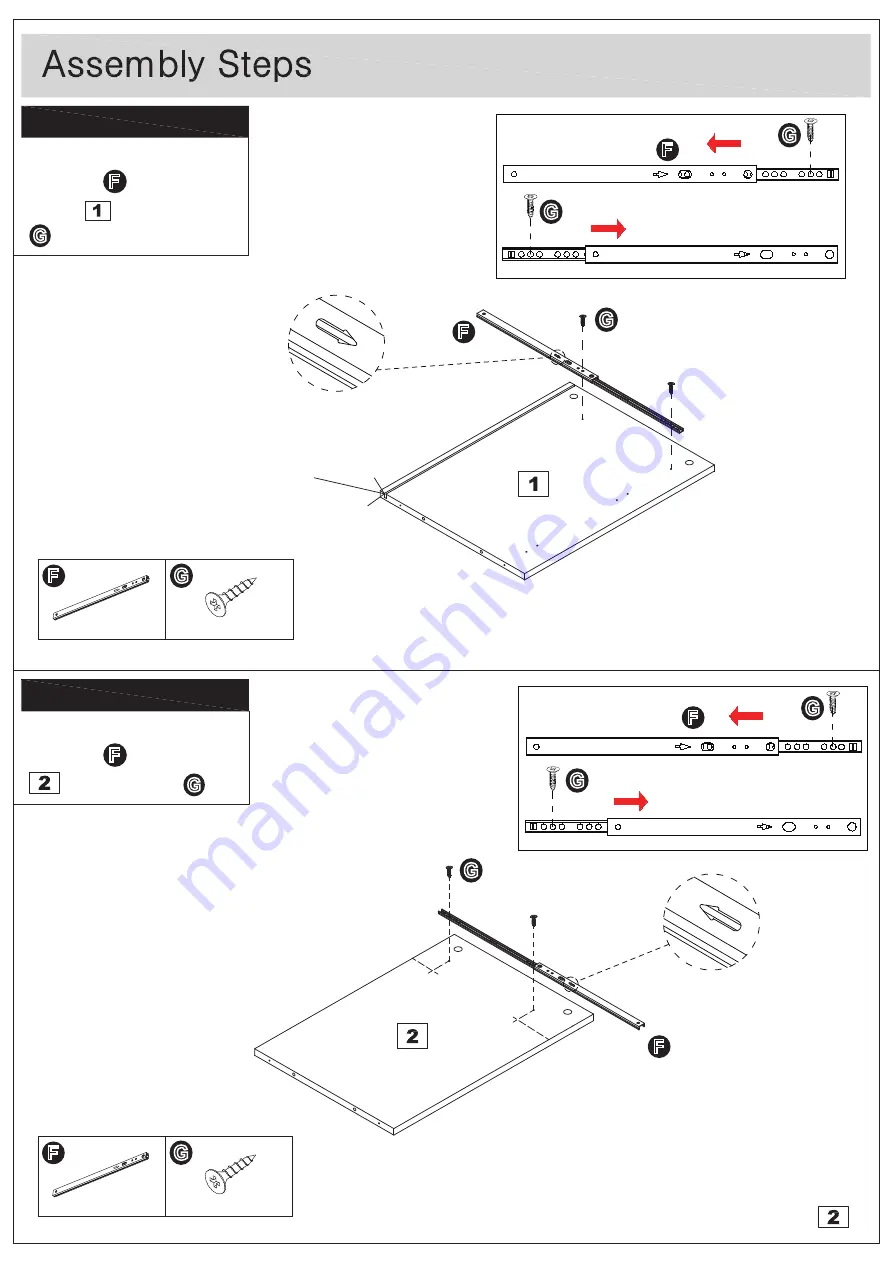 Forward Industries HM-SB001-001 Assembly Instructions Manual Download Page 8