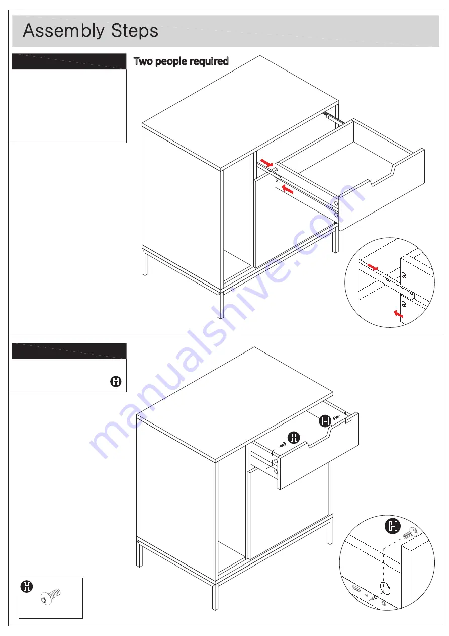 Forward Industries HM-SB001-001 Assembly Instructions Manual Download Page 15