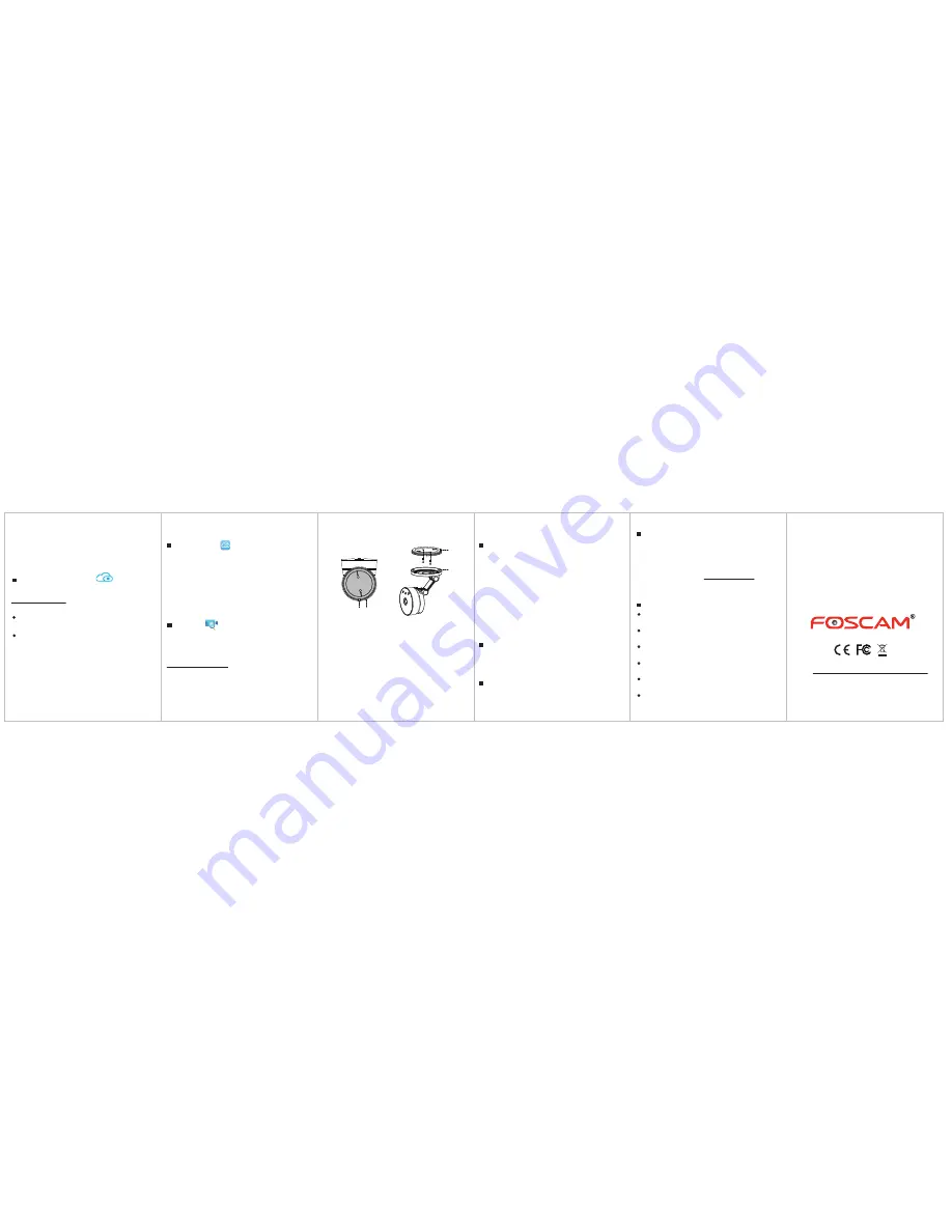 Foscam C Lite Quick Installation Manual Download Page 2